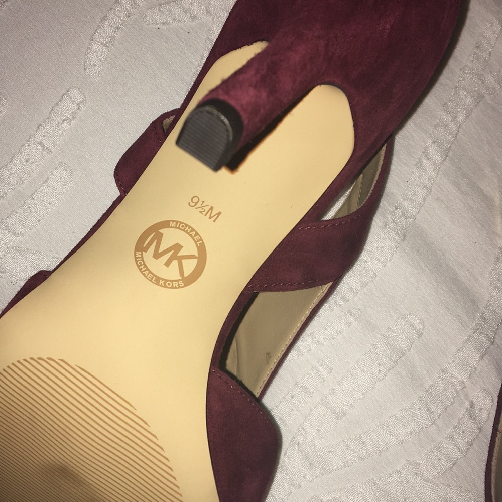 Michael Kors Burgundy Heels - Picture 8 of 8